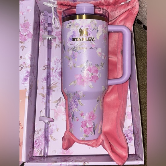 Stanley X LoveShackFancy Quencher | 40 Oz - Happy Thoughs - Picture 7 of 8